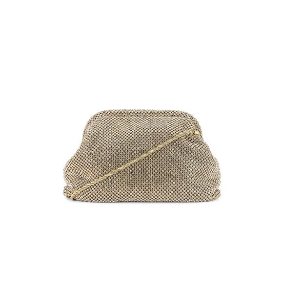 Loeffler Randall 'Doreen' Gold Crystal Clutch OS - Picture 1 of 5